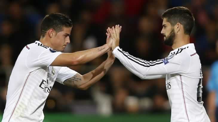 Real Madrid: Isco y James van de titulares