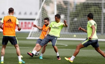 último entrenamiento en España