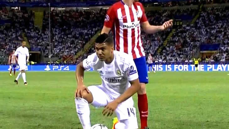 Casemiro brilló en San Siro