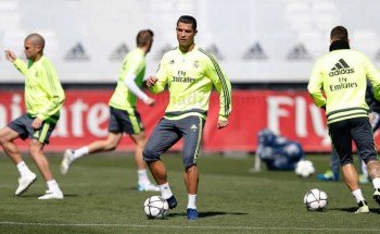 Cristiano entreno con normalidad